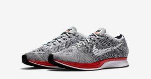 Nike Flyknit Racer Platinum Red