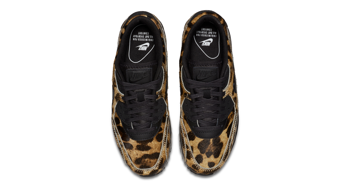 Womens Nike Air Max 90 LX Yellow Leopard