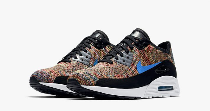 Womens Nike Air Max 90 Ultra Flyknit Multicolor