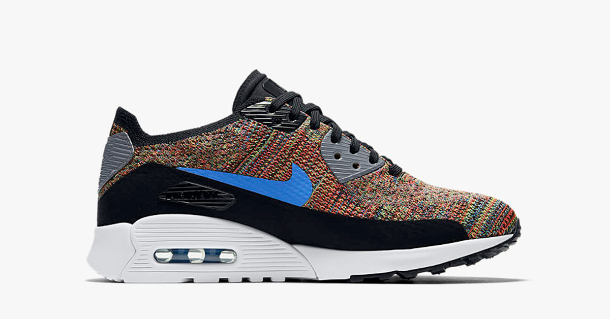 Womens Nike Air Max 90 Ultra Flyknit Multicolor