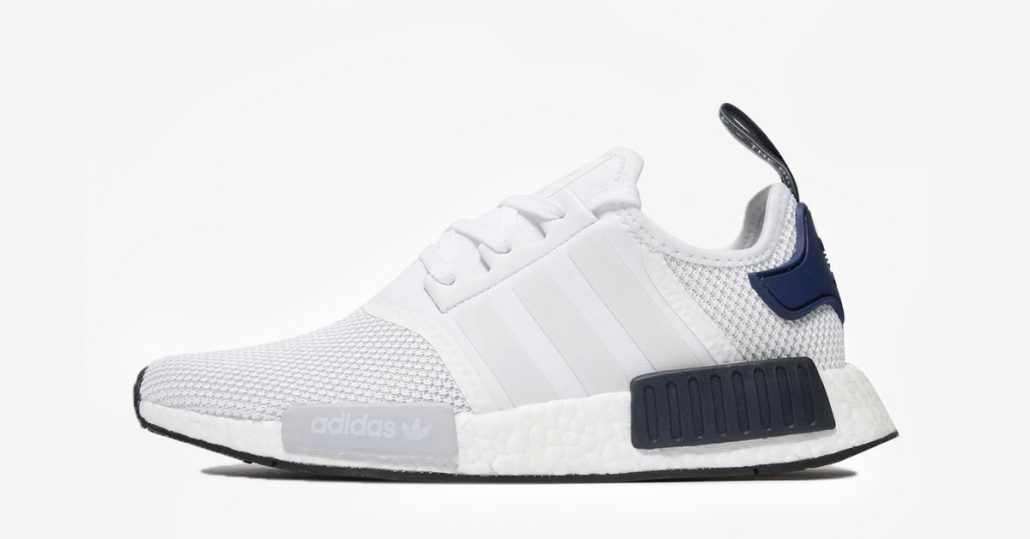 Adidas NMD R1 White Navy JD Sports