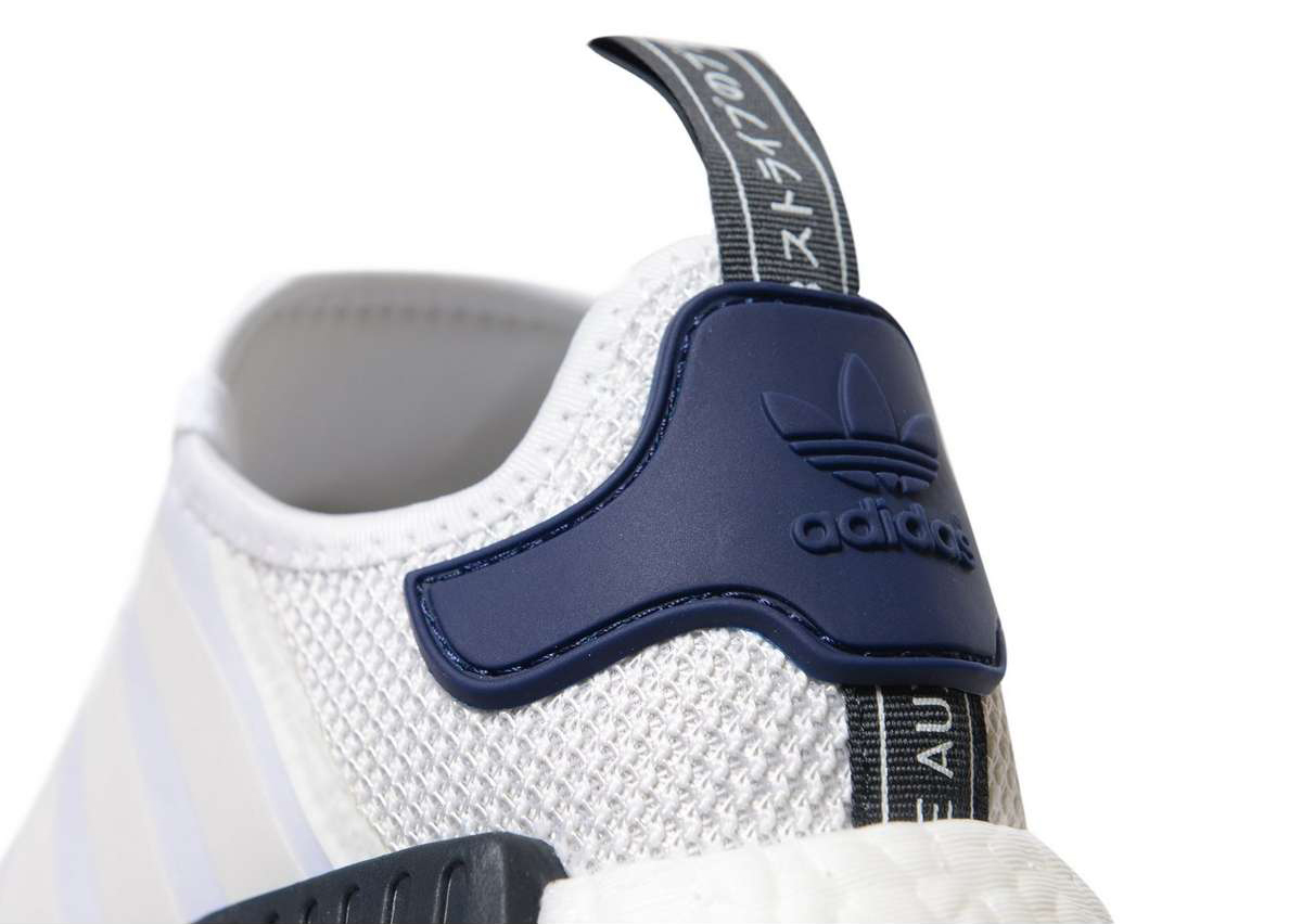 Adidas NMD R1 White Navy JD Sports