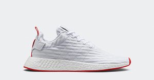 Adidas NMD R2 White Core Red