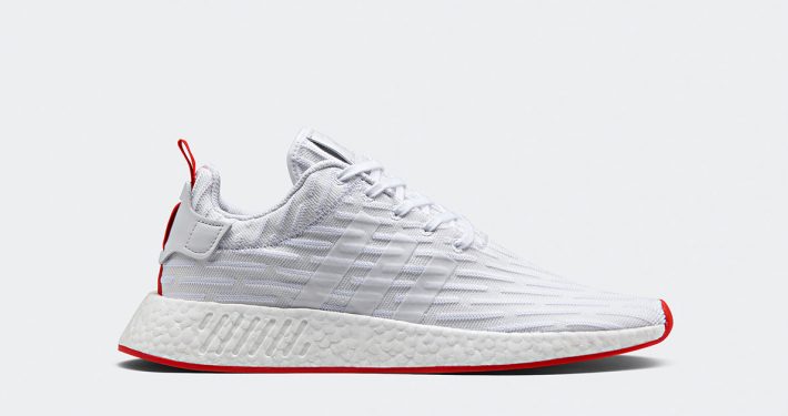 Adidas NMD R2 White Core Red