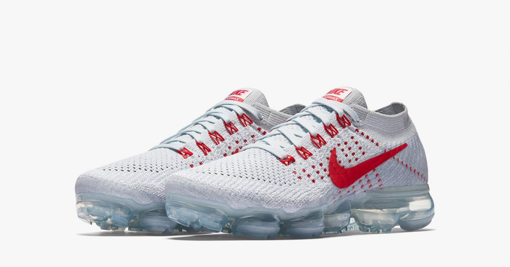 Nike Air VaporMax White Red