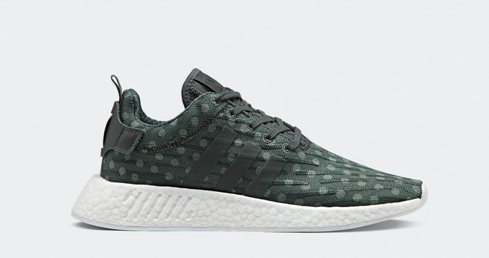 Womens Adidas NMD R2 PK Green Dots