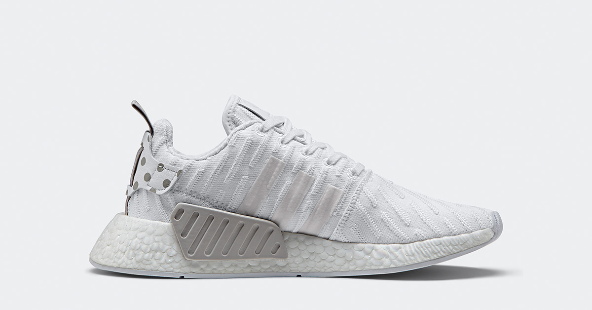 Womens Adidas NMD R2 PK White Dots