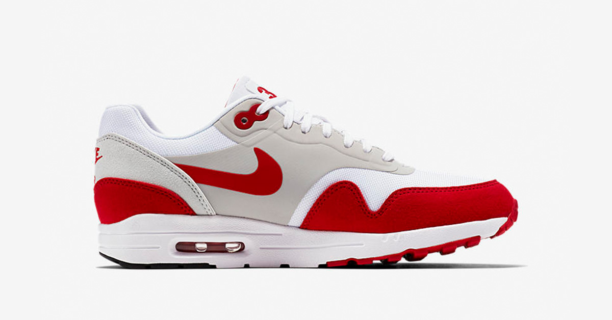 Womens Nike Air Max 1 Ultra 2.0 White Red