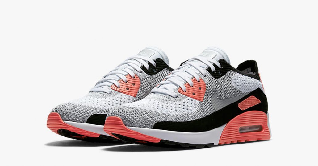 Womens Nike Air Max 90 Ultra Flyknit Infrared