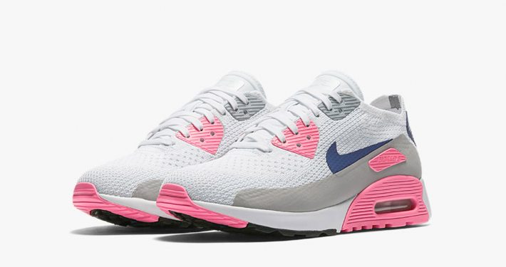 Womens Nike Air Max 90 Ultra Flyknit Laser Pink