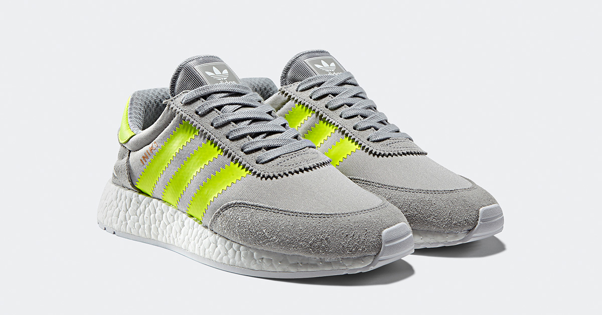 Adidas Iniki Clear Onix Solar Yellow