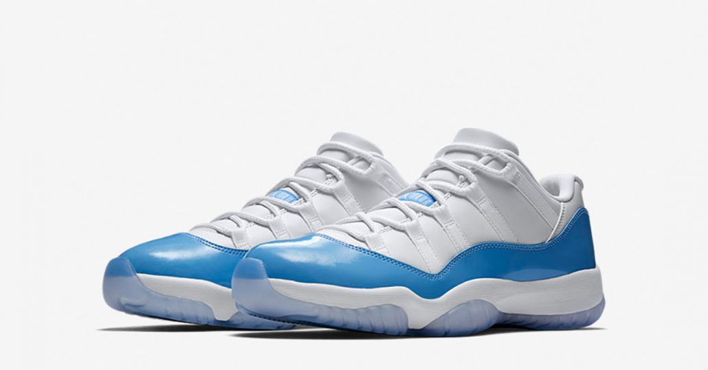 Nike Air jordan 11 Low White University Blue