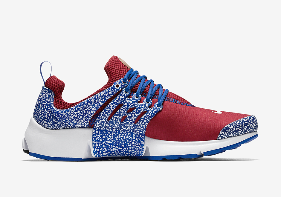 Nike Air Presto Red Blue Safari