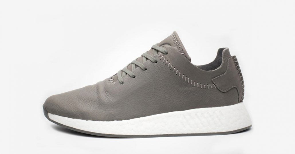 Wings + Horns x Adidas NMD R2 Leather Grey