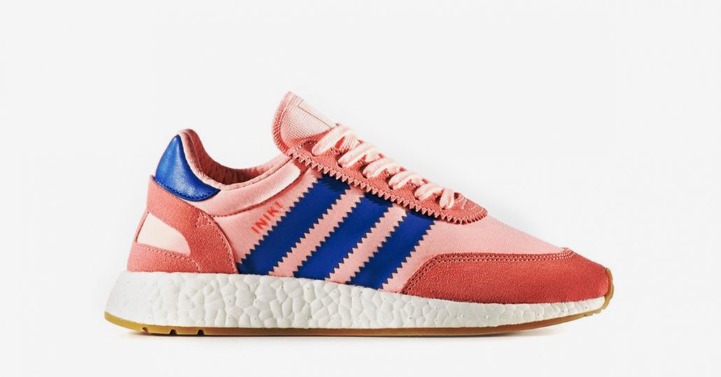 Womens Adidas Iniki Haze Coral Blue