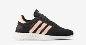 Womens Adidas Iniki Core Black Haze Coral