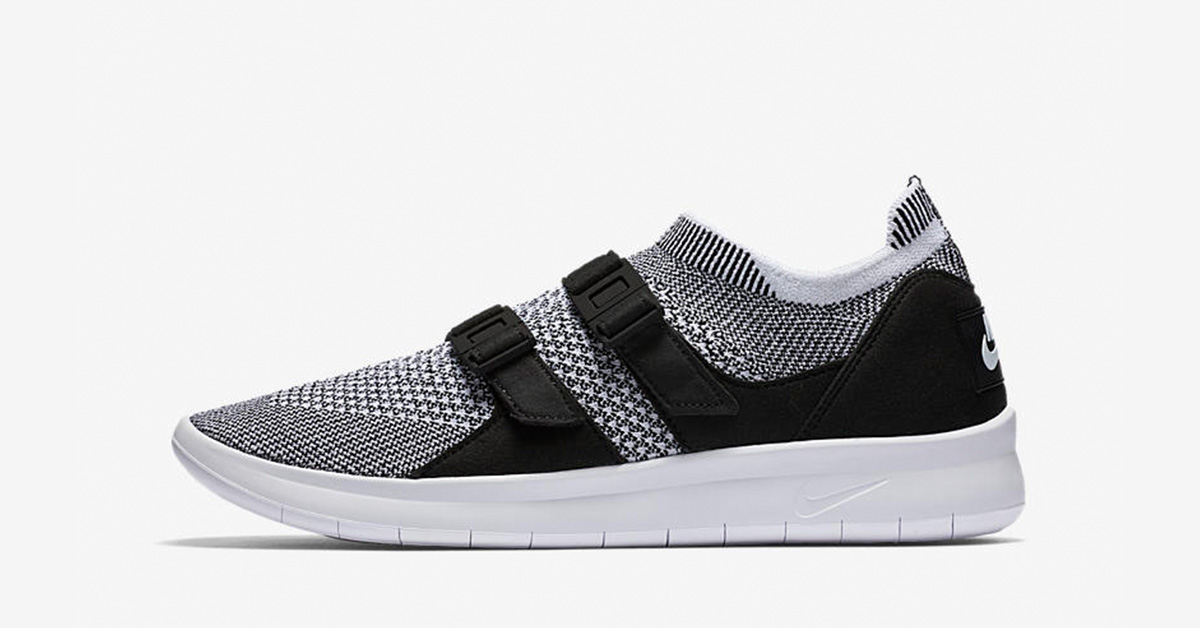 Womens Nike Air Sock Racer Ultra Flyknit Black White