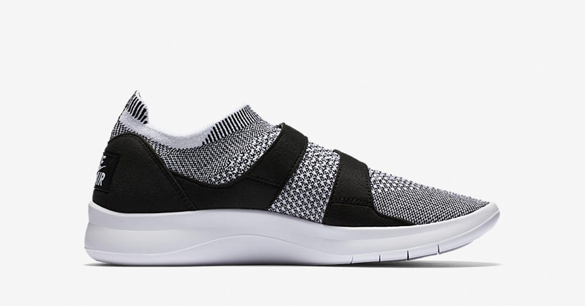 Womens Nike Air Sock Racer Ultra Flyknit Black White