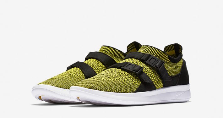 Womens Nike Air Sock Racer Ultra Flyknit Yellow Strike