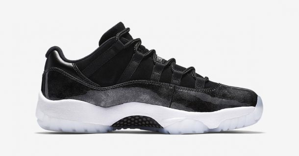 jordan 11 black and white low