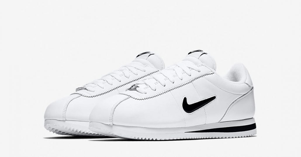 Nike Cortez Jewel Swoosh White Black