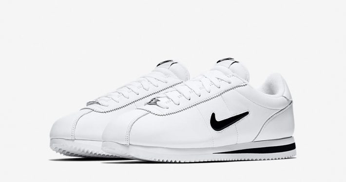 Nike Cortez Jewel Swoosh White Black