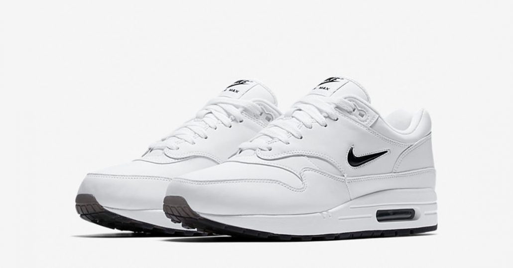 Nike Air Max 1 Jewel Swoosh White Black