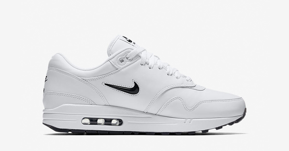 Nike Air Max 1 Jewel Swoosh White Black