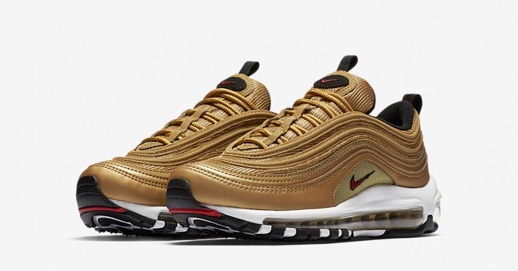 Womens Nike Air Max 97 Metallic Gold