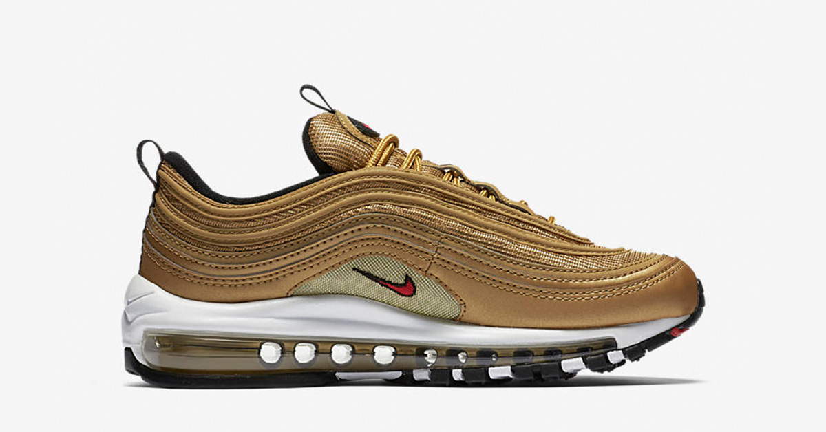 Womens Nike Air Max 97 Metallic Gold