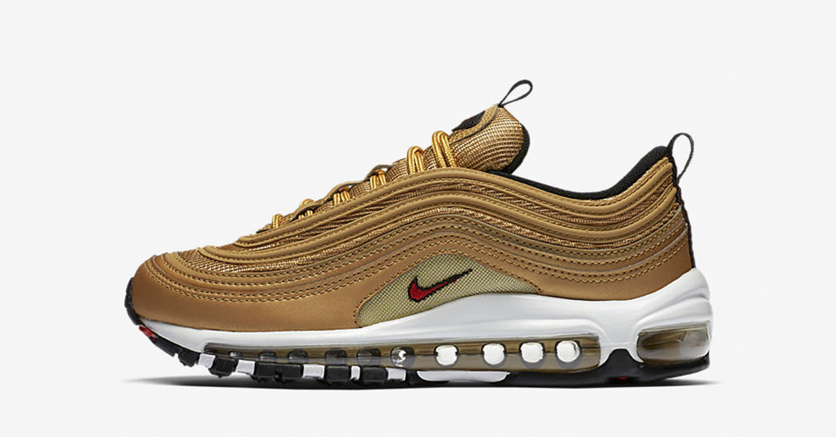 Womens Nike Air Max 97 Metallic Gold