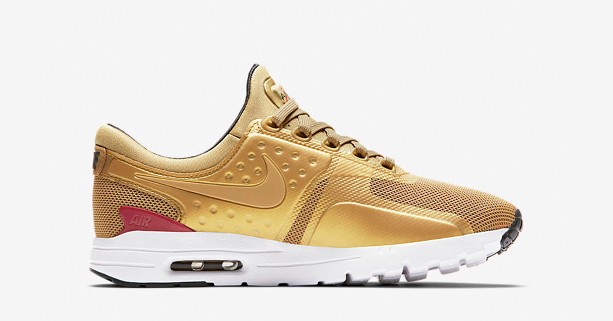 Womens Nike Air Max Zero Metallic Gold