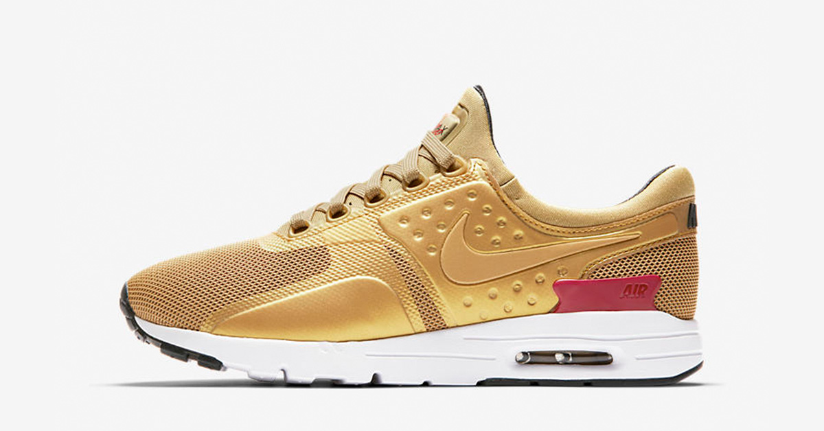 Womens Nike Air Max Zero Metallic Gold