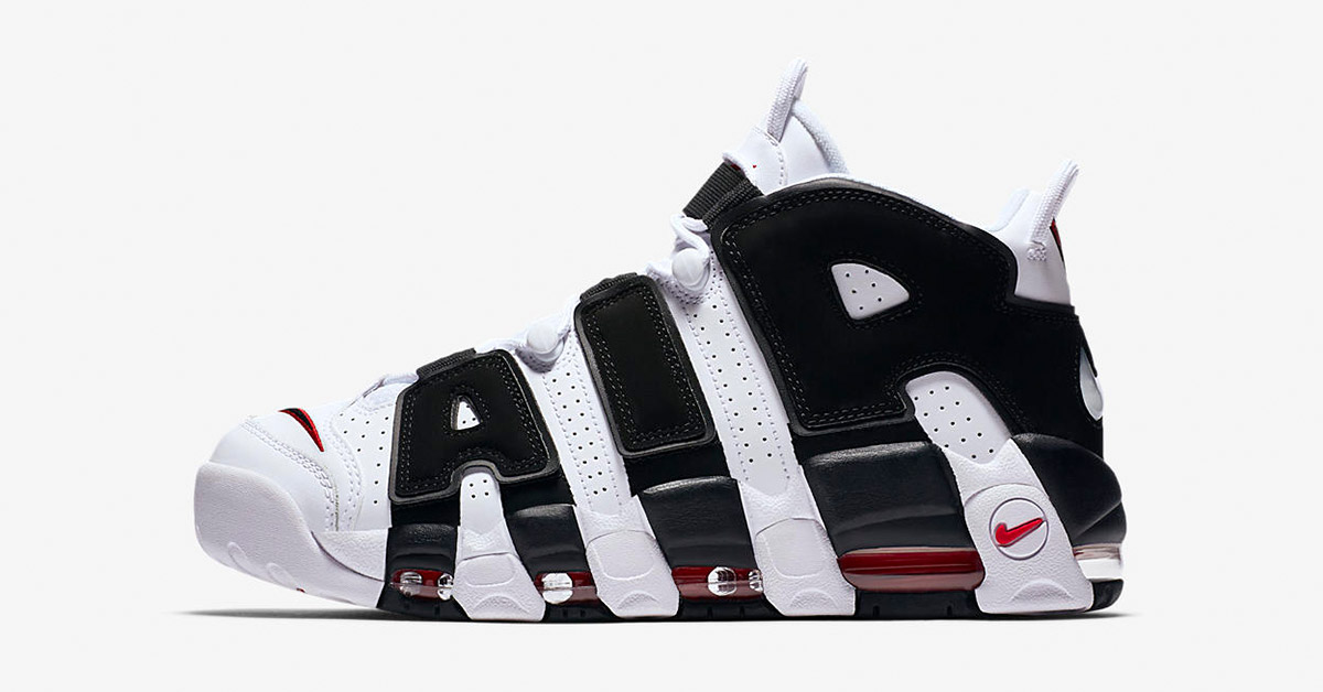 Nike Air More Uptempo White Black