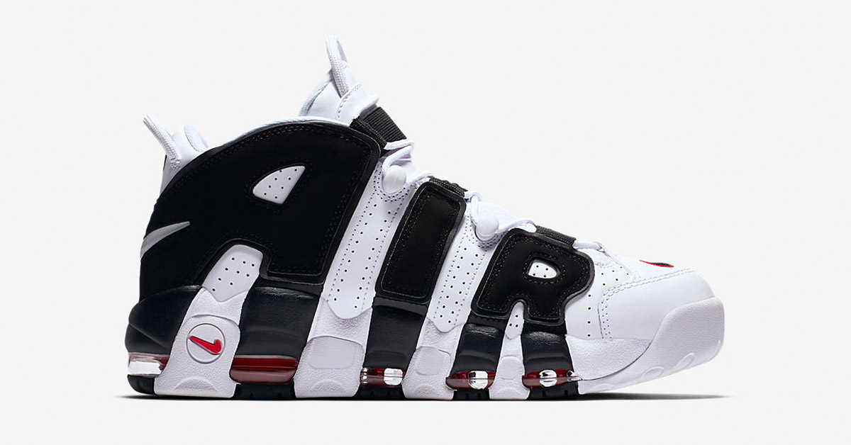 Nike Air More Uptempo White Black