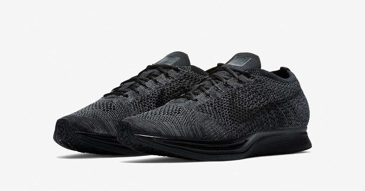 Nike Flyknit Racer Triple Black