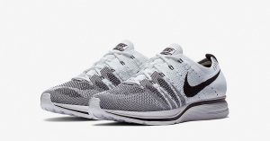 Nike Flyknit Trainer White Black Cool Sneakers