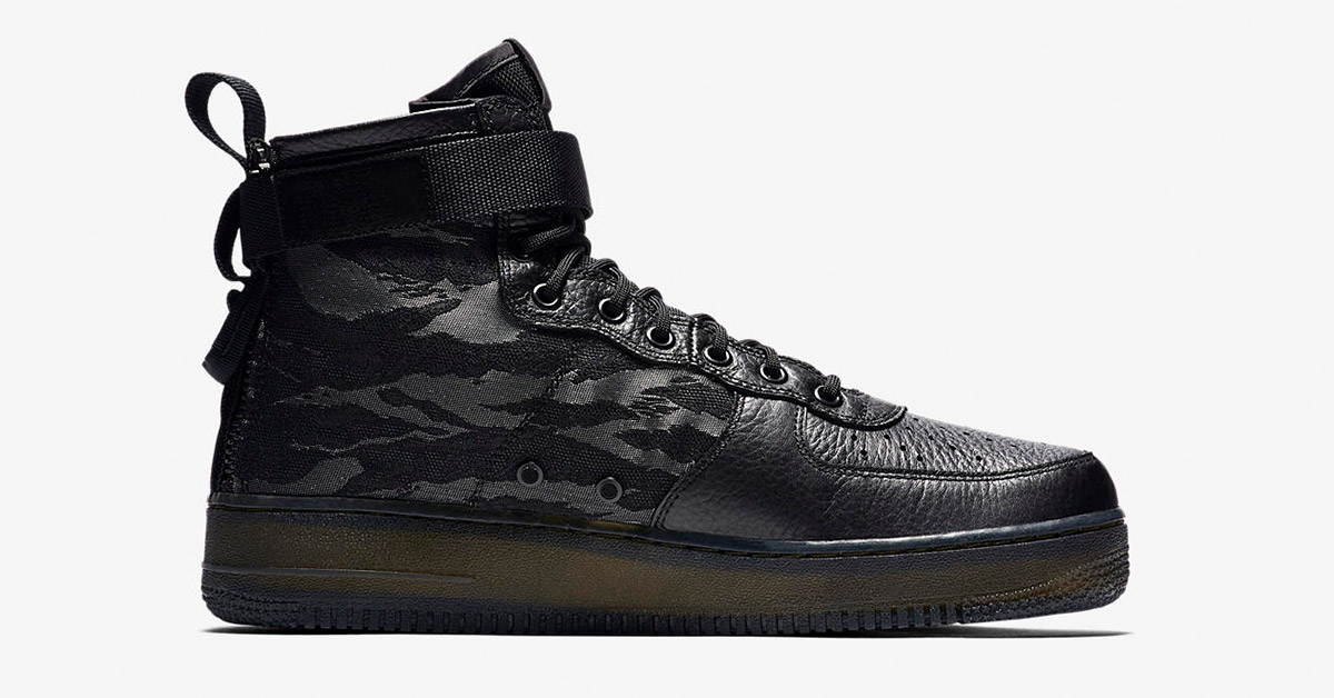 Nike Special Field Air Force 1 Mid Black Cargo Khaki