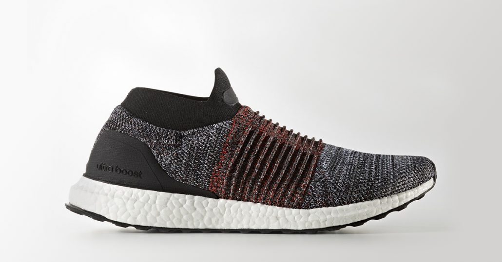 Adidas Ultra Boost Laceless Black Burgundy