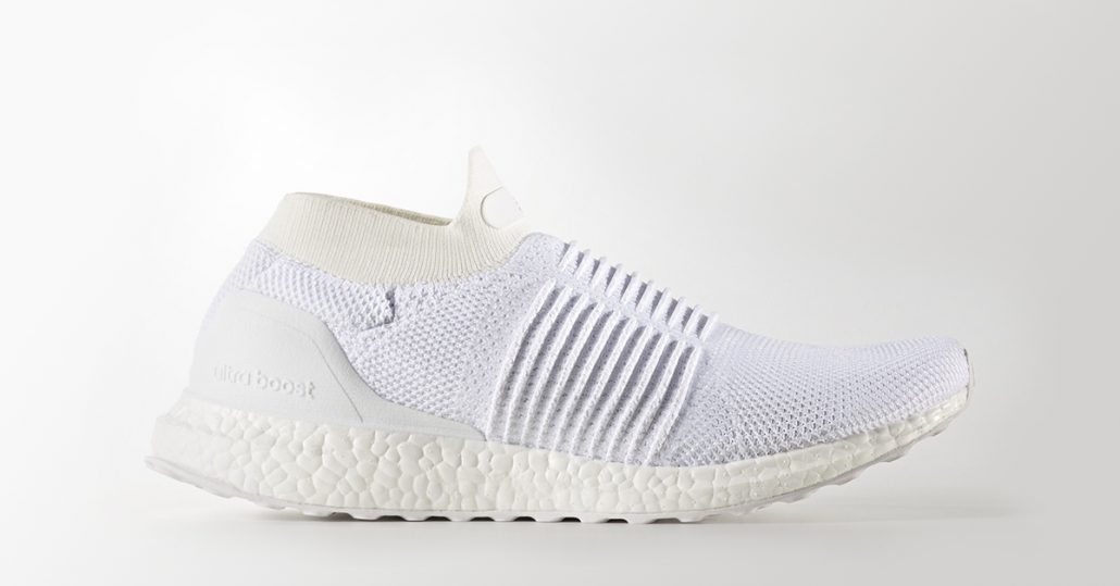 Adidas Ultra Boost Laceless Triple White