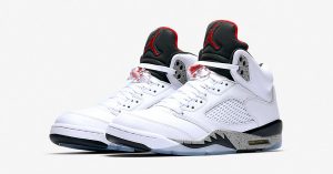 Nike Air Jordan 5 Retro White University Red