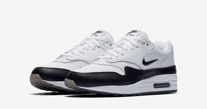 Nike Air Max 1 Jewel Swoosh Black White