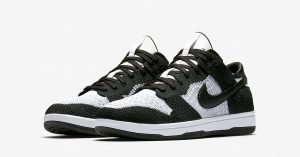 Nike Dunk Low Flyknit Black WOLF GREY