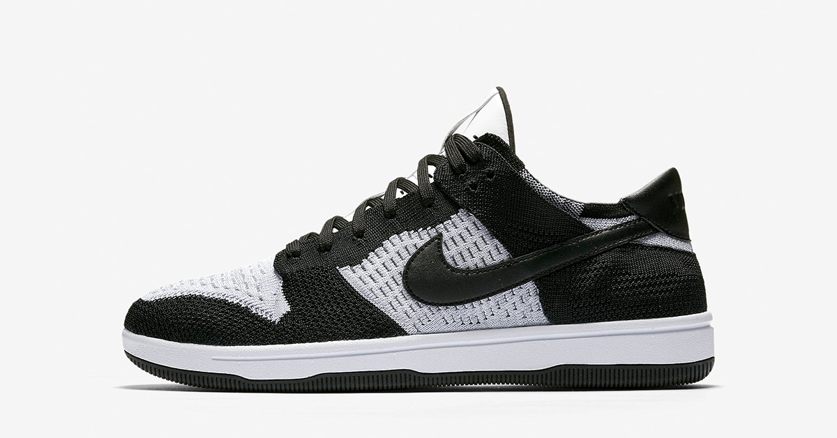 Nike Dunk Low Flyknit Black WOLF GREY