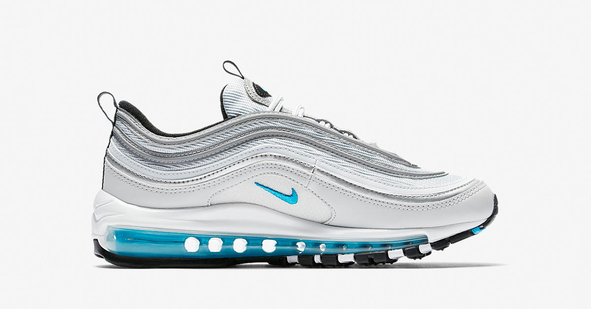 Womens Nike Air Max 97 Pure Platinum Metallic Silver - Cool Sneakers