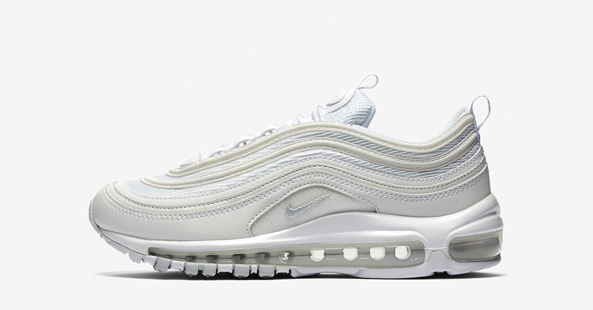 Womens Nike Air Max 97 White Pure Platinum