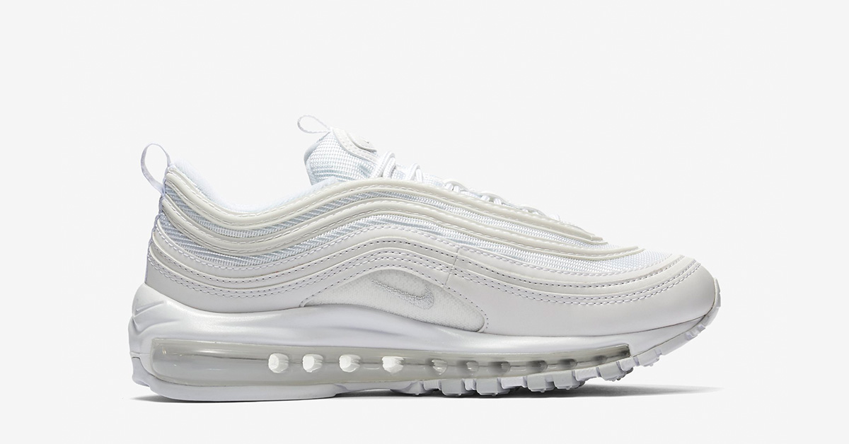 Womens Nike Air Max 97 White Pure Platinum