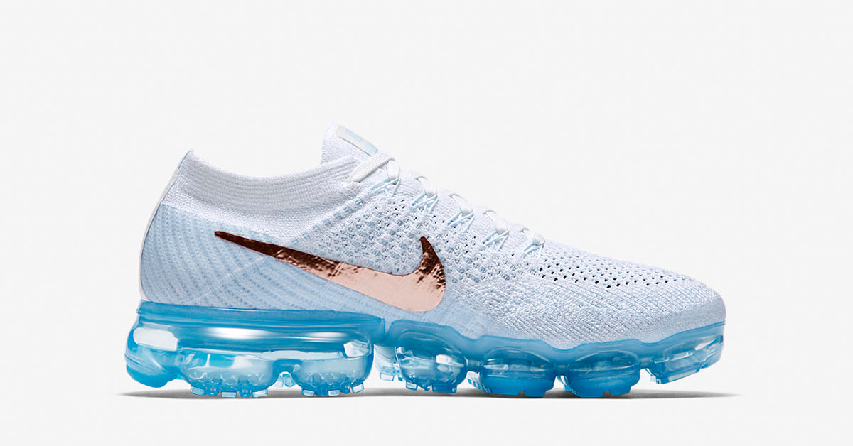 Womens Nike Air VaporMax Summit White Hydrogen Blue