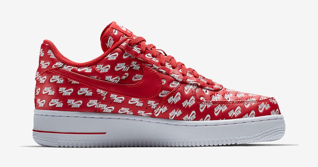 Nike Air Force 1 Low Logo Red