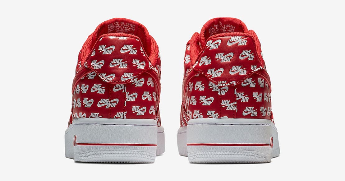 Nike Air Force 1 Low Logo Red